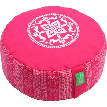 Meditační polštář Rondo s potiskem pink