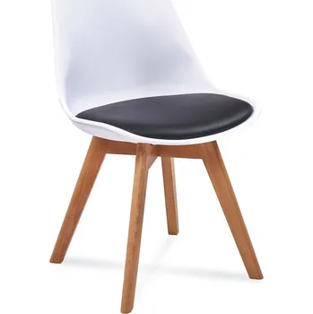 Skandinávská židle FORD 2 bílá / černá DOPRODEJ*