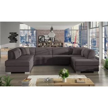 Sedací souprava Rozkládací sedačka DARCO U II hnědá