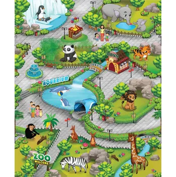 Koberec Scarlett koberec dětský 3D Zoo 120 x 90 cm