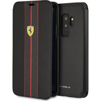 Pouzdro na mobilní telefon Ferrari Book Cover pro Samsung Galaxy S9 Plus černé