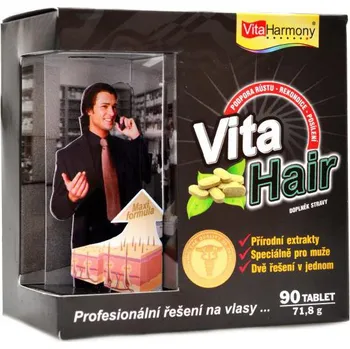 VitaHarmony Vita Hair vlasový stimulátor pro muže 90 kapslí