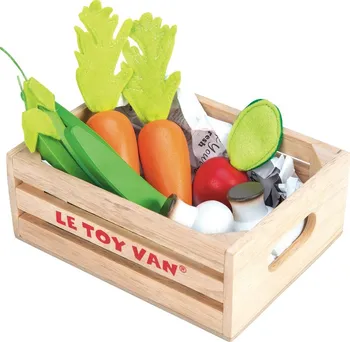 Dřevěná hračka Le Toy Van bedýnka se zeleninou