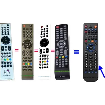 Dálkový ovladač Sencor SLE22F46DM4 , SLE24F54M4 dálkový ovladač náhradní Hello Kitty