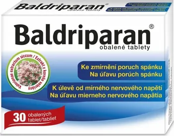 Lék na neurologické potíže Baldriparan 30 tbl.