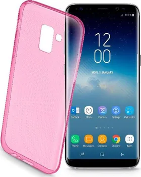 Pouzdro na mobilní telefon Cellularline pro Samsung Galaxy S9 růžové