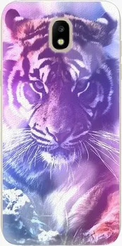Pouzdro na mobilní telefon iSaprio Purple Tiger pro Samsung Galaxy J5 2017
