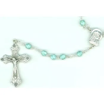 Růženec Růženec ketlovaný, mentolová patina L1113 Růženec ketlovaný L1113