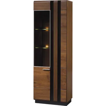 Knihovna Vitrína 1D levá dub antický PORTI 10