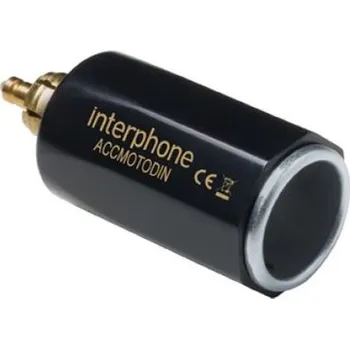 Handsfree DIN adaptér Interphone z malé motocyklové zásuvky na automobilovou, slim provedení
