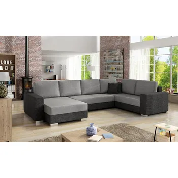 Sedací souprava Rohová sedací souprava RODEO světle šedá / tmavě šedá