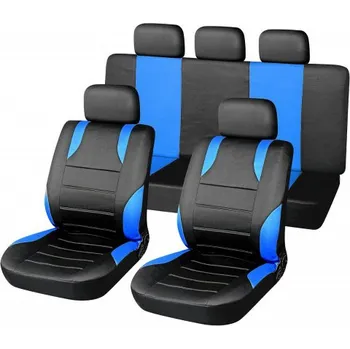 Autodoplněk Potahy sedadel Compass sada 9ks SPORT modré AIRBAG