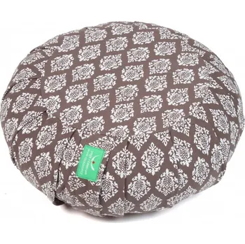 Meditační polštář s potiskem hnědý