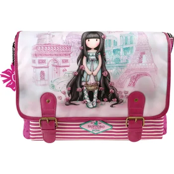 Peněženka Kabelka přes rameno - brašna -"Rosebud" od firmy SANTORO Gorjuss (Gorjuss Satchel - Rosebud)