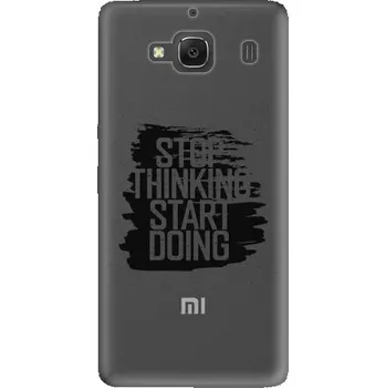 Pouzdro na mobilní telefon iSaprio Start Doing black Xiaomi Redmi 2