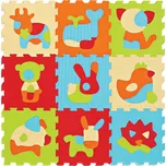 Ludi Pěnové puzzle zvířátka 9 dílků
