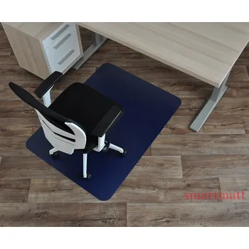 Podložka pod nábytek Modrá podložka pod kolečkové židle 120x90cm, polykarbonát na hladké povrchy, obdélník