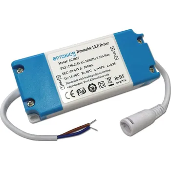 Napájecí zdroj pro osvětlení Optonica Stmívatelný zdroj pro 5-9W panel 300mA