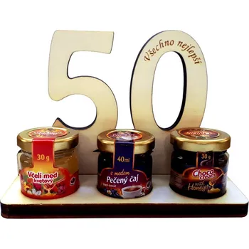 Žertovný předmět Dárkový stojan na dobroty ke 50
