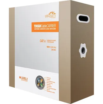 Síťový kabel Ubiquiti UISP-Cable-Carrier Carrier [Level 2, SFTP, drát, outdoor, CAT5e, 24AWG, 305m]