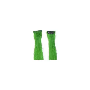 Příčesek SIMPLY PERFECT Trendy 4ks - Vlasy na prodloužení Human Hair 47cm na sponě - Green