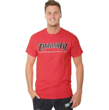 tričko Thrasher Outlined - Red S