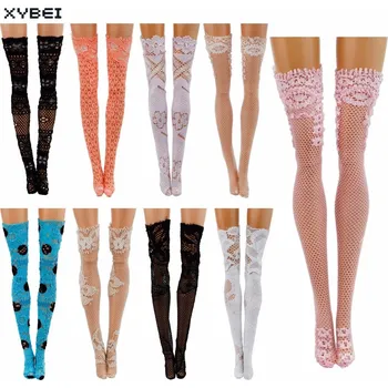 3 ks krajkových punčoch pro Barbie