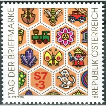 Poštovní známka (1990) MiNr. 1990 ** - Rakousko - Den známky