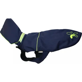 Obleček pro psa Huhu Bamboo kabát 33 cm modrý/žlutý