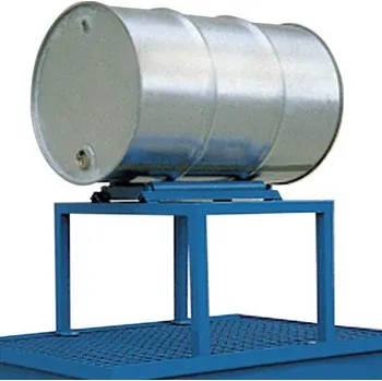 Ocelový stojan pro jeden sud