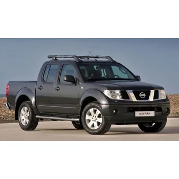 Nosič kol Příčníky Thule WingBar Evo Black Nissan Navara Double Cab 2005-2015 s podélníky