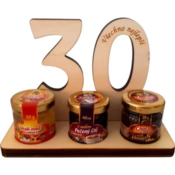 Žertovný předmět Dárkový stojan na dobroty ke 30