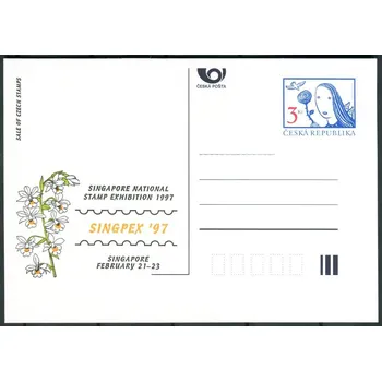 Poštovní známka Česká pošta (1997) CDV 14 ** - P 21 - Singpex 97