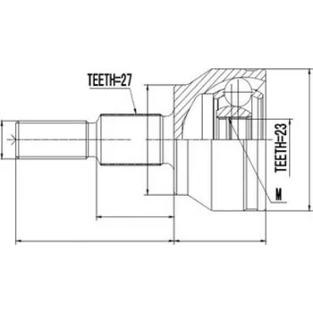 Poloosa kola NTY Kloub poloosy FORD FOCUS 1.6I