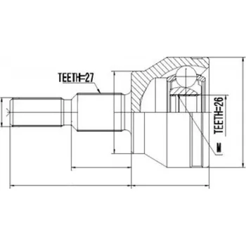 Poloosa kola FEB Kloub poloosy FORD FOCUS 1.6TDCI 11- GRAND C-MAX 1.6TDCI 11-