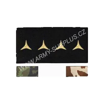 Nášivka NAVYS Nášivka hodnost kapitán AČR malá Provedení: pouštní maskáč