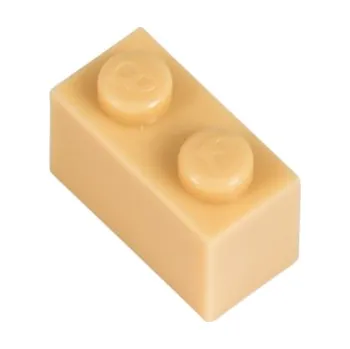 Hlavolam Kostka 2x1 béžová (písková)