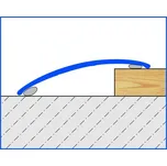 BOLTA Přechodová lišta samolepící Dekor: Stříbrná, Délka: 1000 mm, Šířka: 80 mm
