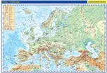 Evropa školní fyzická nástěnná mapa 136…