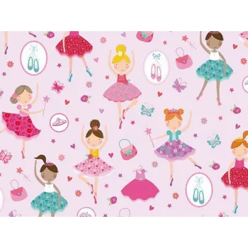 Tapeta Dětská samolepící tapeta Tanečnice baletky šířka 45 cm, metráž 2003224 / samolepicí fólie a tapety Celina 200-3224 d-c-fix