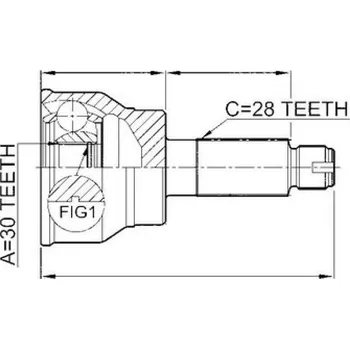 Poloosa kola NTY Kloub poloosy SUZUKI SX4 2.0 06-