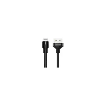 USAMS SJ220 Datový Kabel Lightning Alu Braided Black