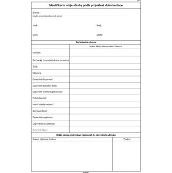 Tiskopis Tiskopis Stavební deník, A4, samopropisovací