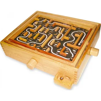 Hlavolam Legler Dřevěný labyrint s kuličkou