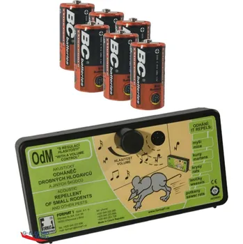 Odpuzovač zvířat Odpuzovač hlodavců OdM Format1 s Regulací zvuku a baterie