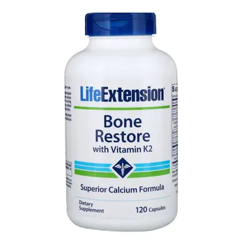 Life Extension Bone Restore with Vitamin K2 120 cps.