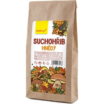 Wolfberry Suchohřib hnědý 20 g Sušená zelenina Wolfberry Suchohřib hnědý 20 g