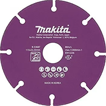 Řezný kotouč Makita B-53693 diamantový kotouč 125 x 1, 3 x 22, 23 mm