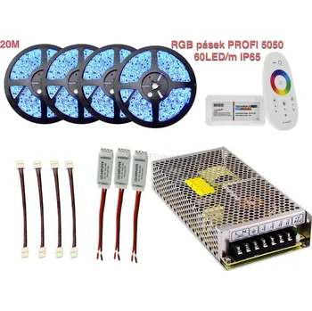 LED páska Ledshopik 20m RGB LED sestava | 14,4W/m | 60LED/m | - 20m RGB LED sestava | 14,4W/m | 60LED/m | IP65 | pásek v gelu |