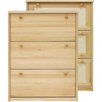 Botník ImportWorld Botník Lubor - v115 x š72 x h29 cm (Barva dřeva: Borovice)